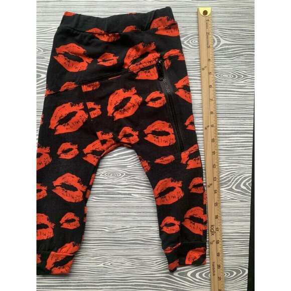 Posh Kiddos Zipper Joggers Kisses 2T - Picture 7 of 9